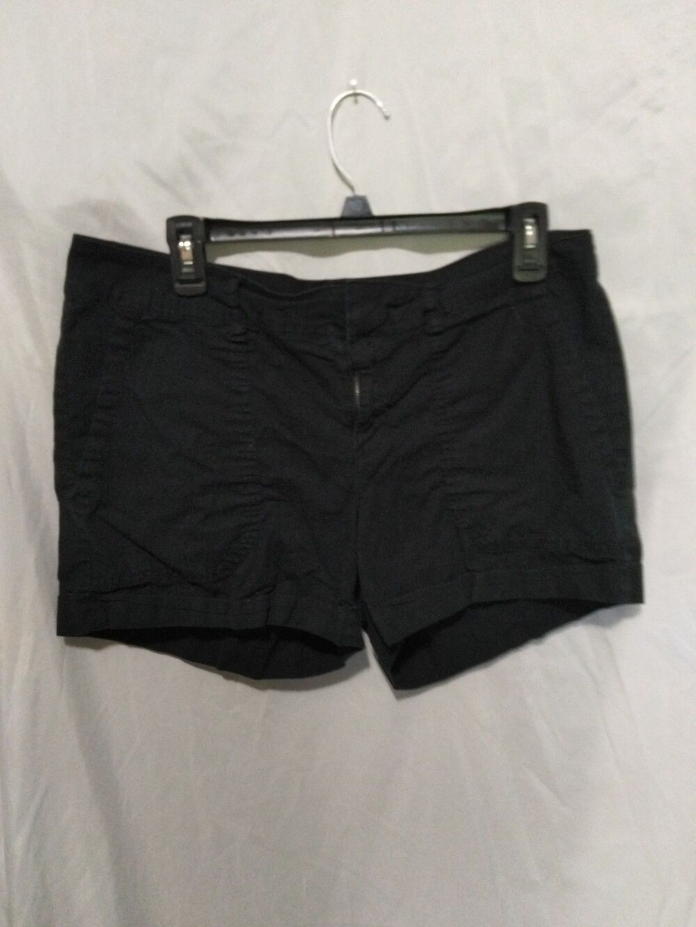 a.n.a. Womens 12 Twill Short Black Chino Shorts